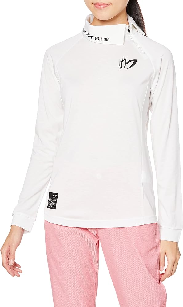 秋冬★マスターバニーエディション★長袖ハイネックシャツ★モノトーン★レディースS Amazon | [マスターバニー] レディース 長袖 ハイネックシャツ (ドライ